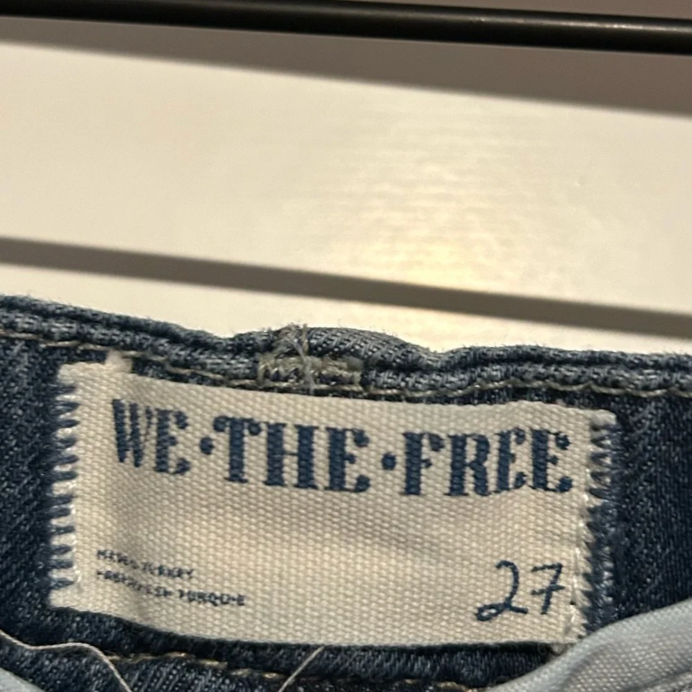 Free People We The Free Lotus Jeans Ballon Mid-Rise jeans Size 27 - Picture 6 of 8